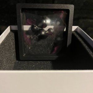 Sassy Jones Dina Frosted Studs - Black